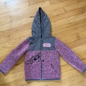 Star Wars Pink and Gray Quilted Jacket